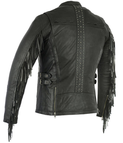 DS880 Women's Stylish Jacket with Fringe