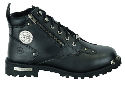 DS Men's 6'' Side Zipper Plain Toe Boot