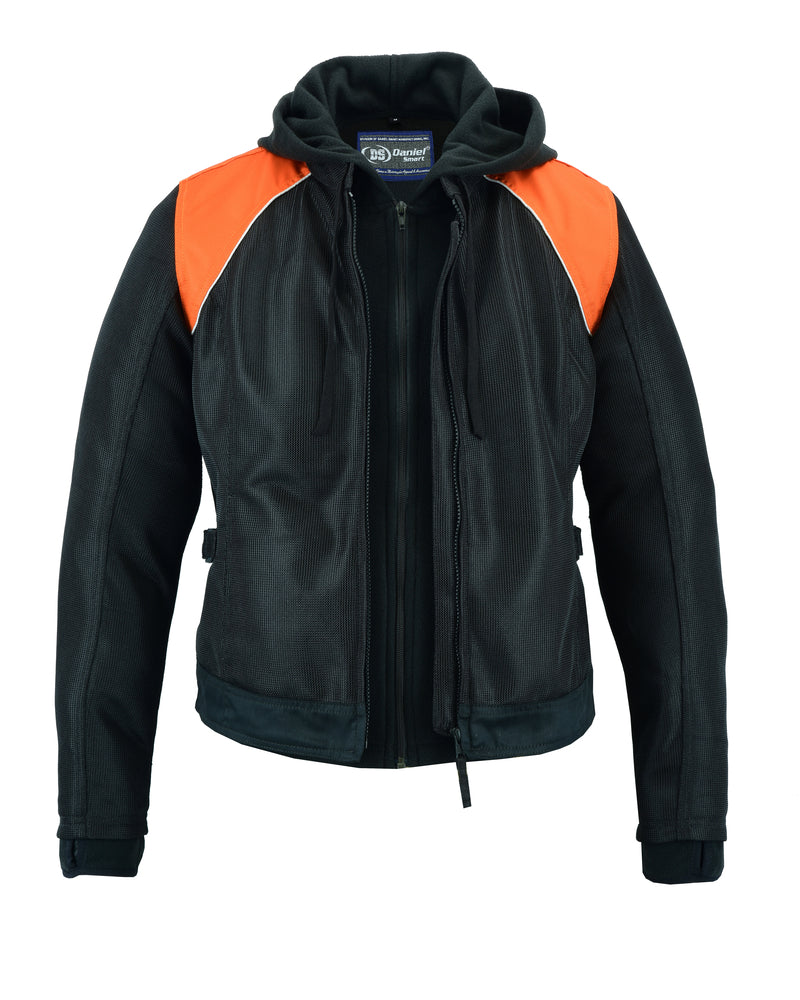 RC Women's Mesh 3-in-1 Riding Jacket (Black/Orange)