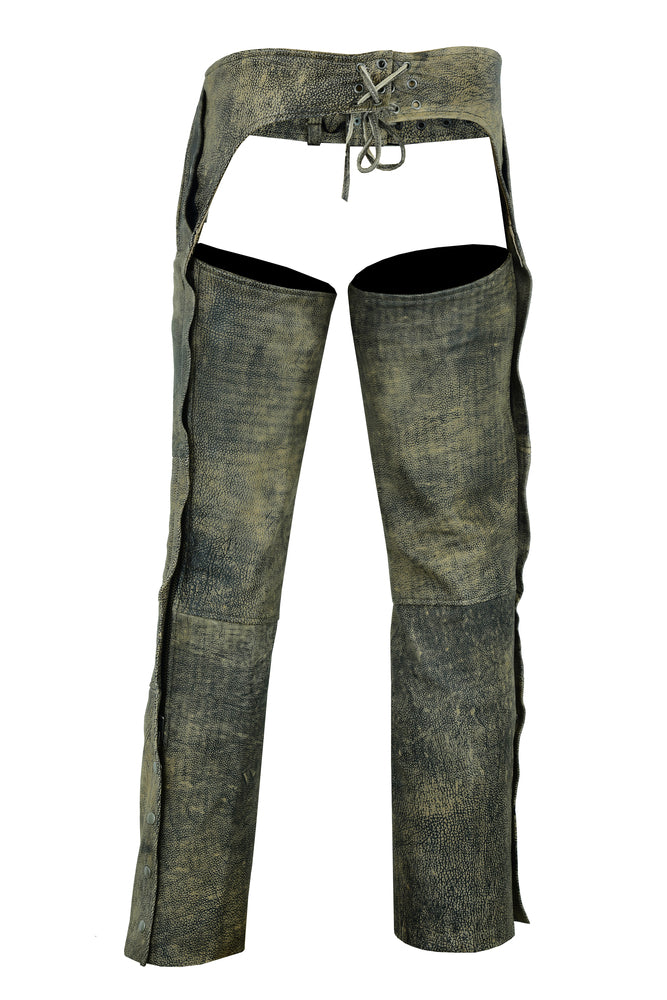 RC Unisex Double Deep Pocket Thermal Lined Chaps- Antique Brown