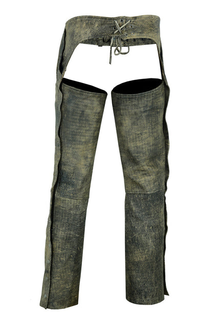 RC Unisex Double Deep Pocket Thermal Lined Chaps- Antique Brown