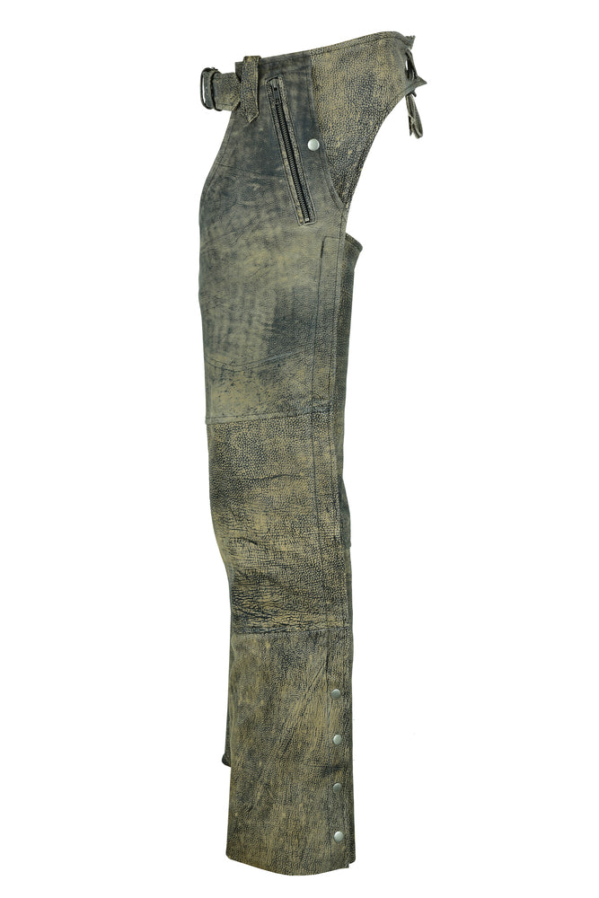 RC Unisex Double Deep Pocket Thermal Lined Chaps- Antique Brown
