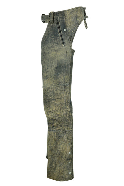RC Unisex Double Deep Pocket Thermal Lined Chaps- Antique Brown