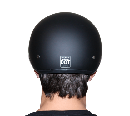 D6-PS D.O.T. DAYTONA SKULL CAP - W/ PISTONS SKULL