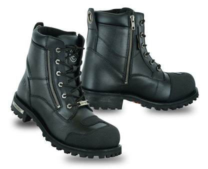 DS9741 Men's Side Zipper Waterproof Ankle Protection Boots