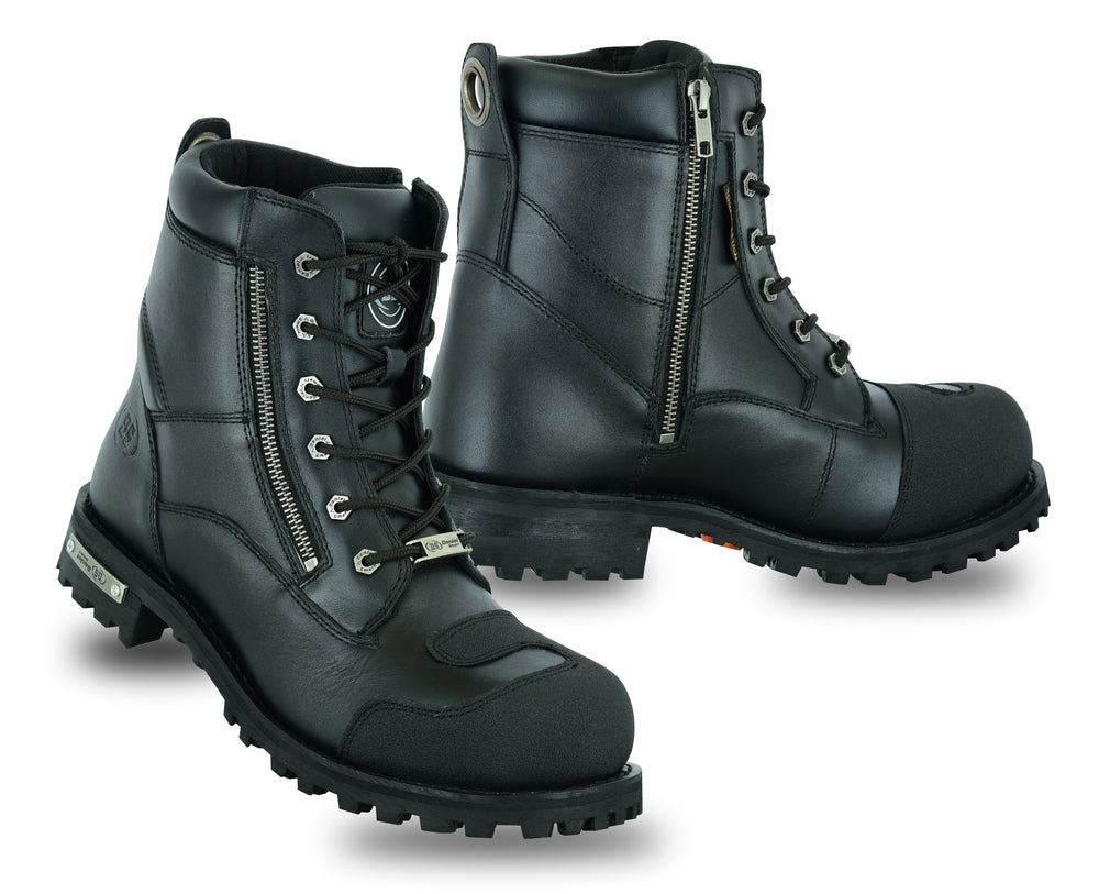 RC Men's Side Zipper Waterproof Ankle Protection Boots