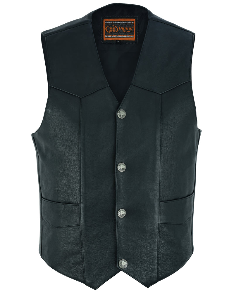 RC Advance Men's Buffalo Nickel Head Snap Vest