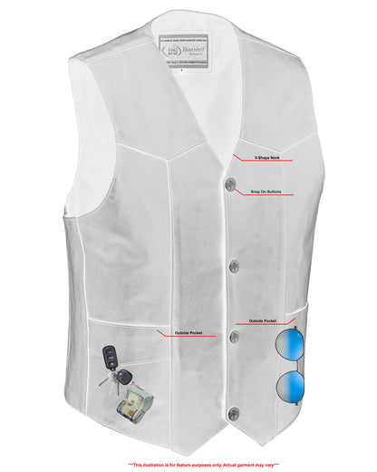 RC Advance Men's Buffalo Nickel Head Snap Vest