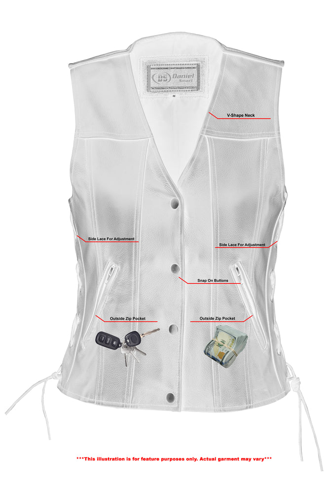 DS205 Women's Single Back Panel Concealed Carry Vest