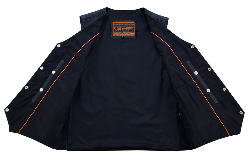 RC Men's Single Back Panel motorcycle vest