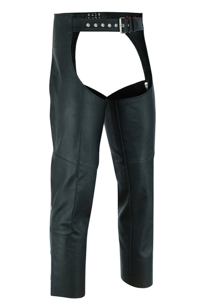 DS Unisex Basic Coin Pocket Leather Chaps