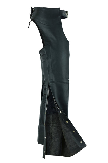 DS Unisex Basic Coin Pocket Leather Chaps