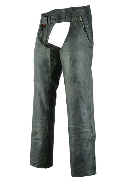 RC Unisex Double Deep Pocket Thermal Lined Chaps - GRAY
