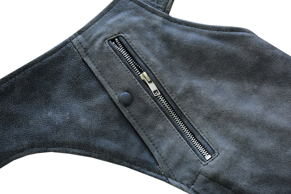 RC Unisex Double Deep Pocket Thermal Lined Chaps - GRAY