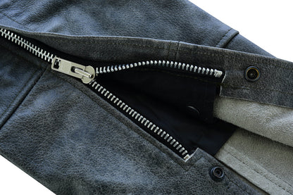 RC Unisex Double Deep Pocket Thermal Lined Chaps - GRAY